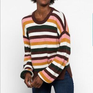 NWT Madewell Striped Payton Pullover Sweater in Coziest Yarn Size XXS